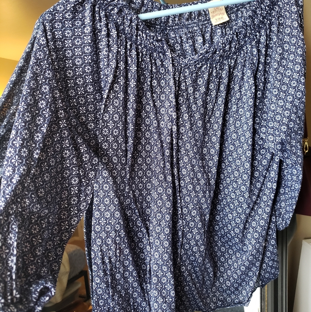 Boho Floral Blouse